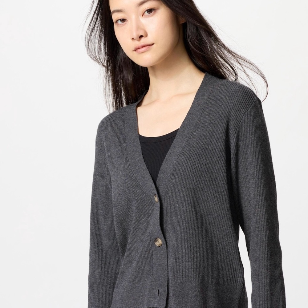 Uniqlo Dark Gray Cardigan